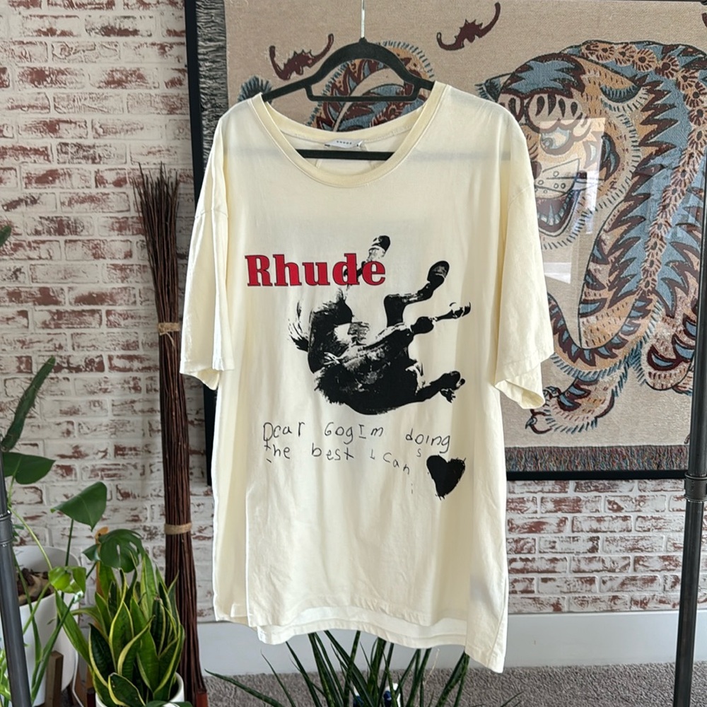 🏇Rhude “Best I Can” tee Oversized & Boxy fit size L fits as an XL sold out rare